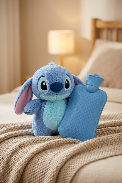Bolsa de agua caliente con peluche a juego