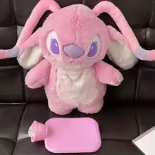 Bolsa de agua caliente con peluche a juego